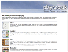 Tablet Screenshot of playr.co.uk